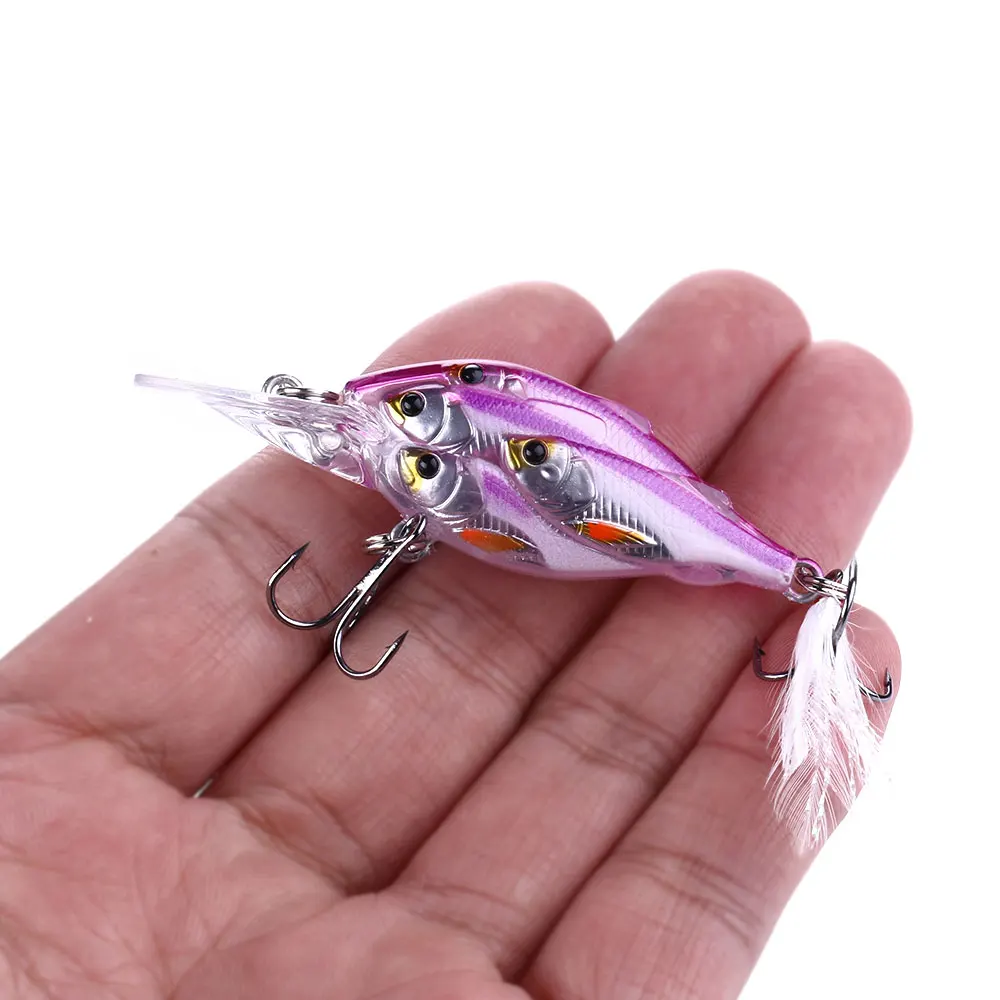 Señuelos duros Crankbait para pesca de lucio y carpa - imagen 4