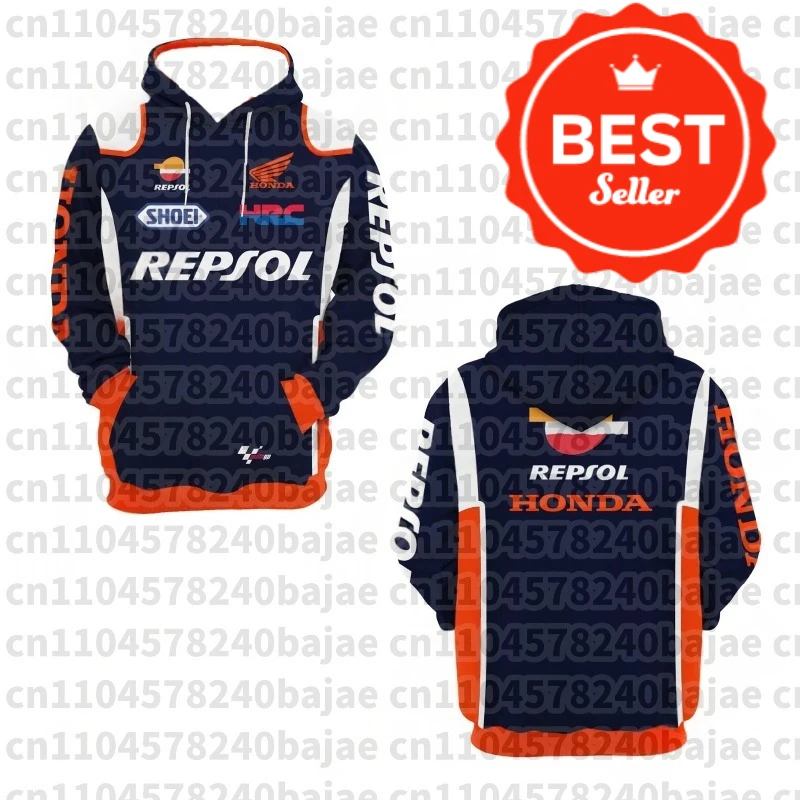 

Осенне-зимняя мотоциклетная майка Honda с 3D принтом и капюшоном для езды на велосипеде по бездорожью и горах, мужская и женская бронированная толстовка с капюшоном