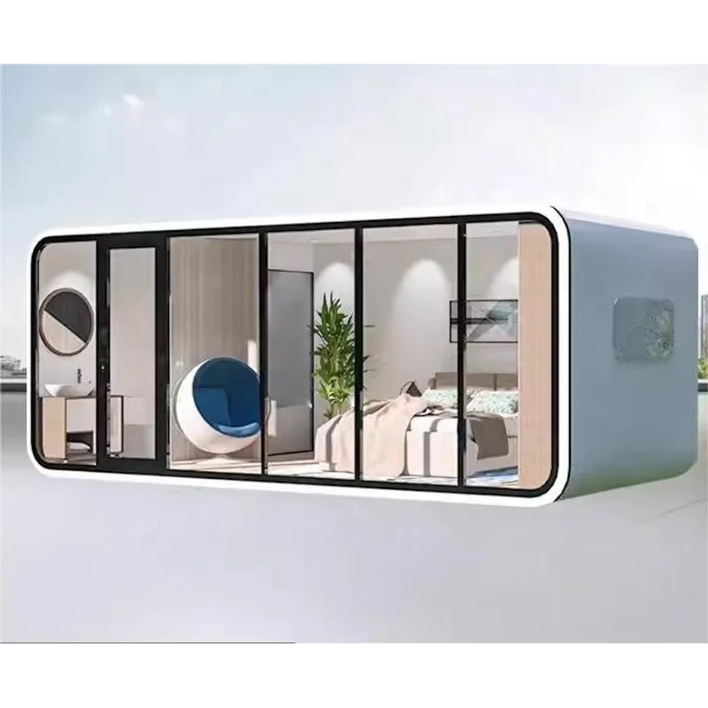 Anpassbare vorgefertigte Container-Raumkapsel für Apple Pod, mobiles Büro, Hotel, Küche, Unterbringung