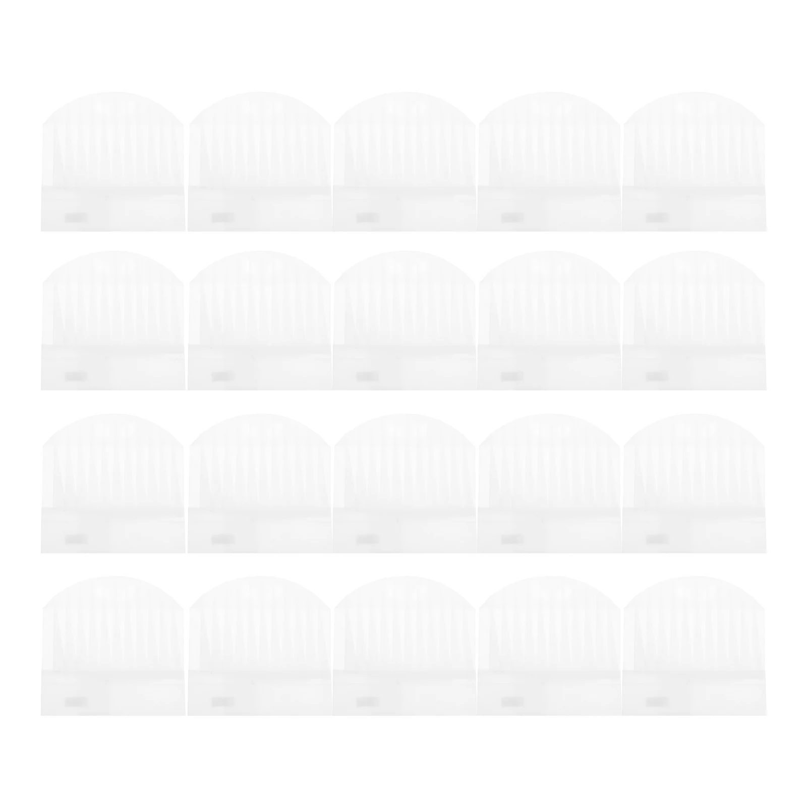 Gorro de Chef blanco alto de 20 piezas, gorro de cocina desechable no tejido, Unisex, panadero, Sushi, restaurante, Hotel, cocina, aire cómodo