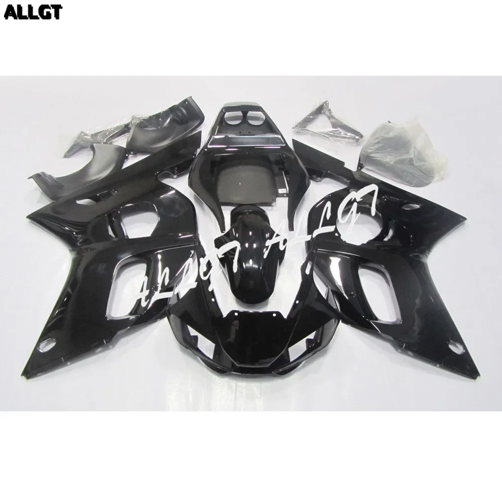 Motorcycle ABS Glossy Black Fairing kit Bodywork for YAMAHA YZF R6 1998-2002