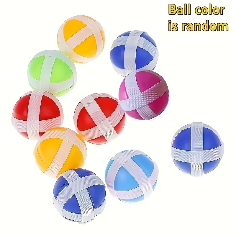 30/40 كرات كائن لاصقة: ألعاب رياضية داخلية/خارجية كرات محمولة للأطفال (ألوان عشوائية) - هدية مثالية لعيد الميلاد/العطلة