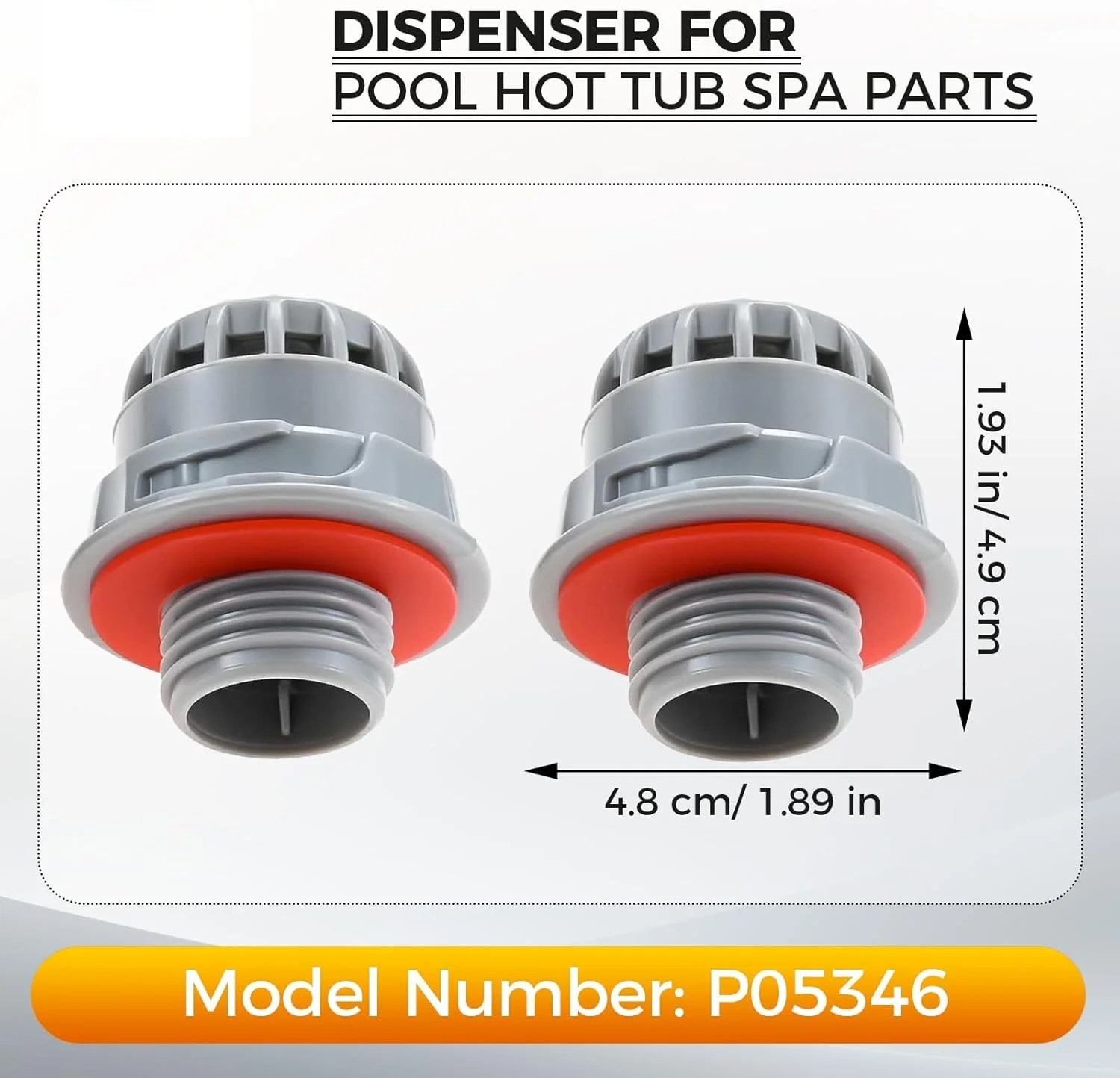 P00260 Hot Tub Screen Chemical Chlorine Dispenser for Pool Hot Tub Spa Top Debris Screen Strainer (Pack of 2) view 3