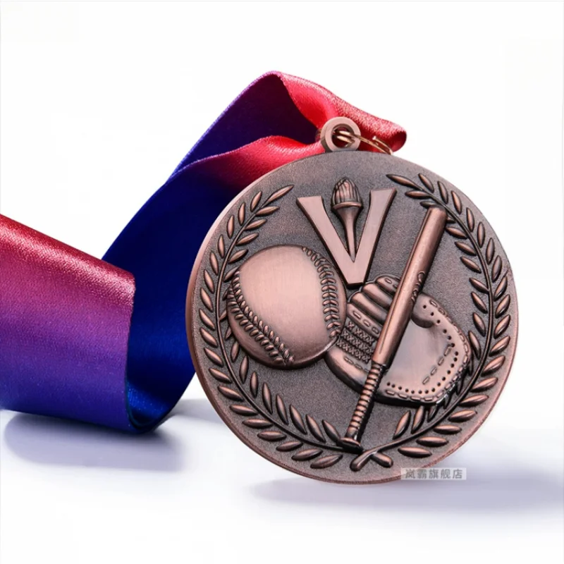 Baseball and Softball Relief Medals Custom Made for Competitions and Sports Events