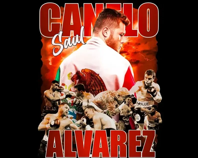 Canelo Alvarez t-shirt design, png, digital download, ready to print, for dtf, Dtg, transfers, printing t-shirts, boxing