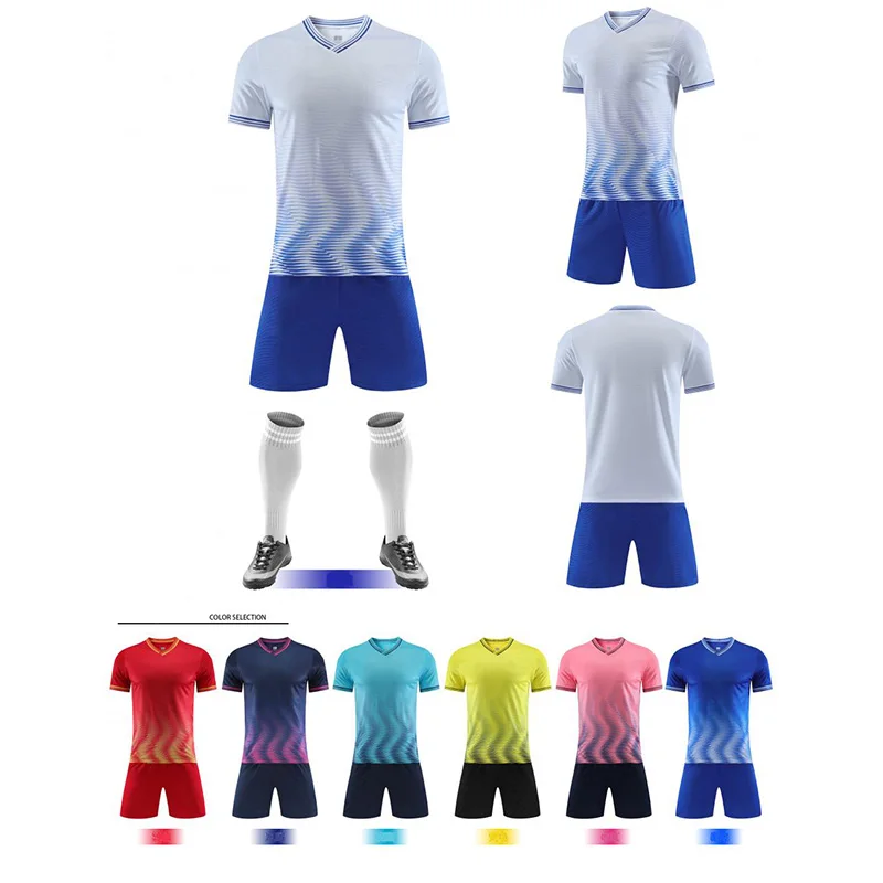 축구 경기 및 훈련 세트 축구복 저지, 짧은 속건성 핏, 승화 홈 어웨이 선수, 프리미엄 최고 품질 유니폼 