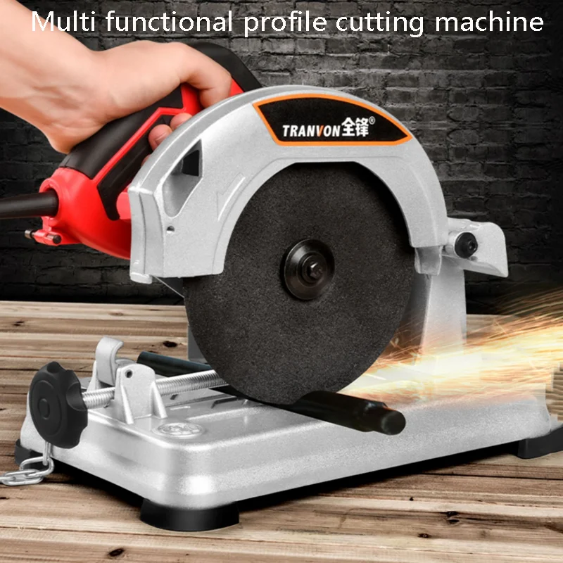 

180 Mini Profile Cutting Machine Small Multifunctional Household Portable Wood Steel Metal 45° Precision Cutting Tool Desktop