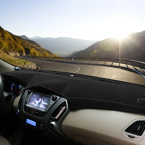Imagen 2 del producto Para Hyundai IX35 LM 2010 2011 2012 2013 2014 cubierta para salpicadero de coche alfombrillas parasol Panel de instrumentos alfombras accesorios protectores