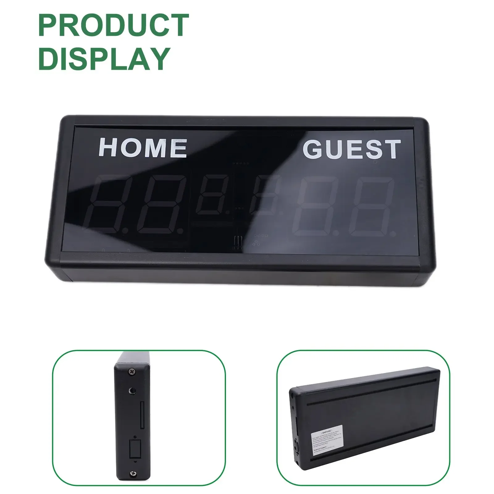 Papan Skor Digital Papan Skor Bola Basket Sepak Bola Elektronik Digital untuk Remote Control Adaptor Daya Bola Basket