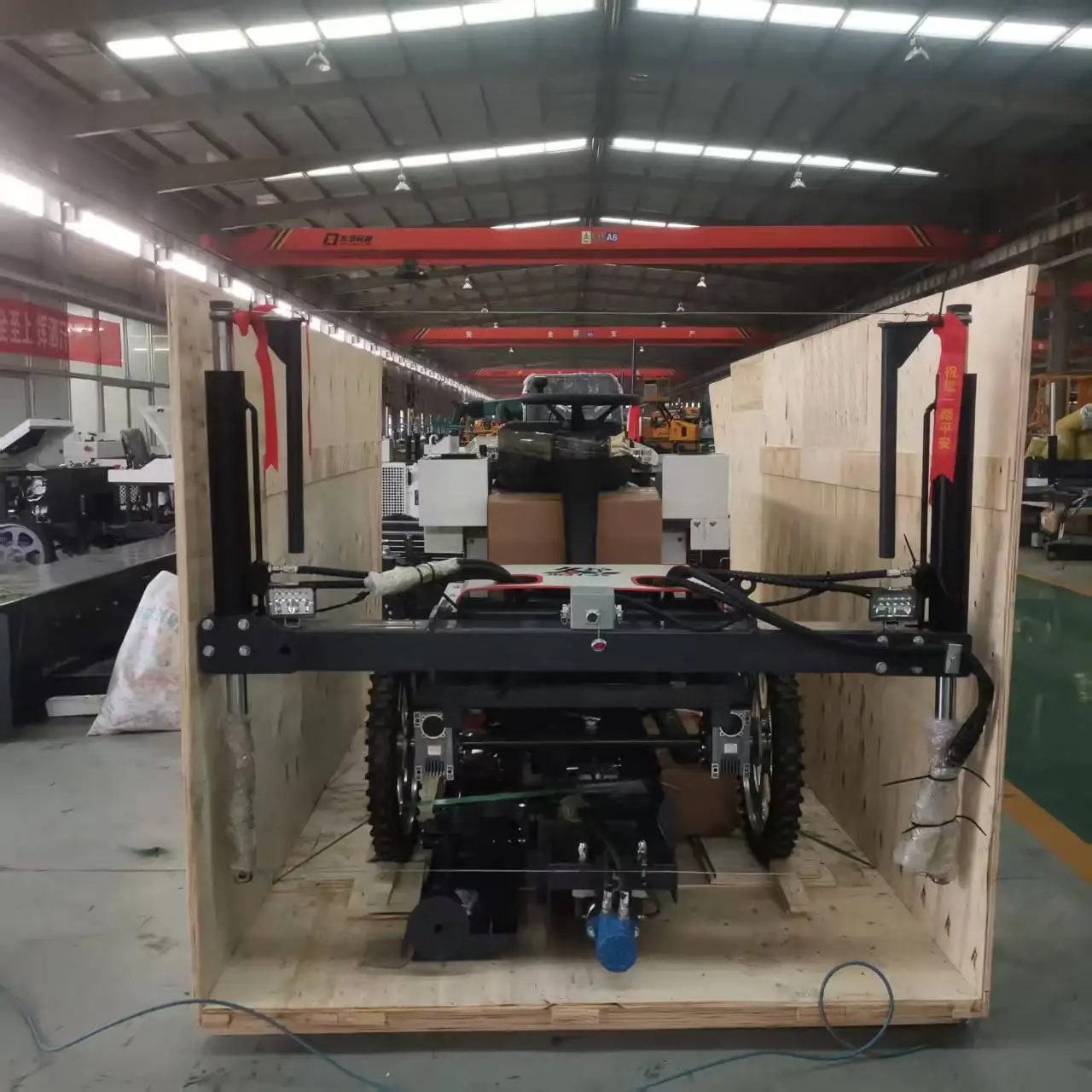 Self Propelled Concrete Laser Screed Machine High Precision Laser Leveler for Industrial Factory Floor Projects