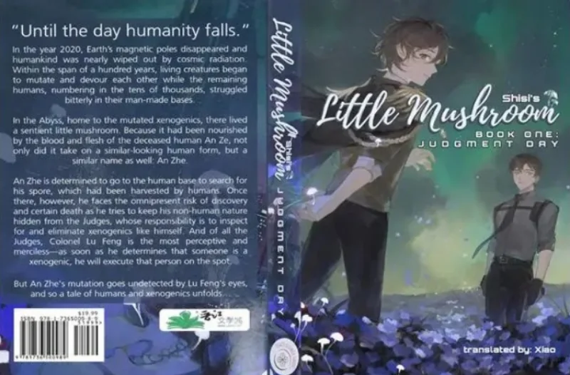 2books Little Mushroom Science Fiction Novels in English Book Judgment Day and Revelations Manga Book Novel