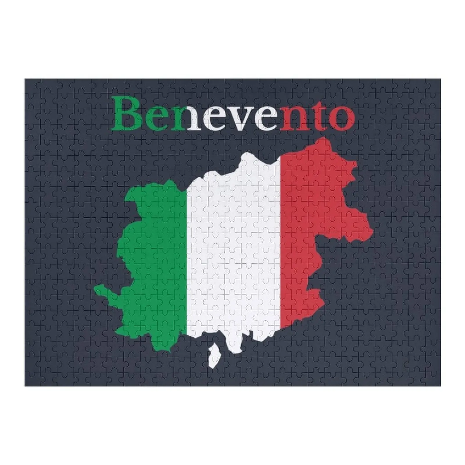 

Province of Benevento Map, Italian Province. Jigsaw Puzzle Custom Wooden Gift Photo Custom Custom Puzzle
