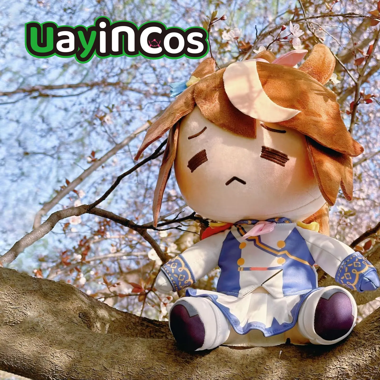 

30 см красивый Derby Tokai Teio, мягкие плюшевые игрушки, плюшевая кукла, одежда, подушка, украшение, аниме-фигурка, игровая игрушка, детский подарок на Хэллоуин