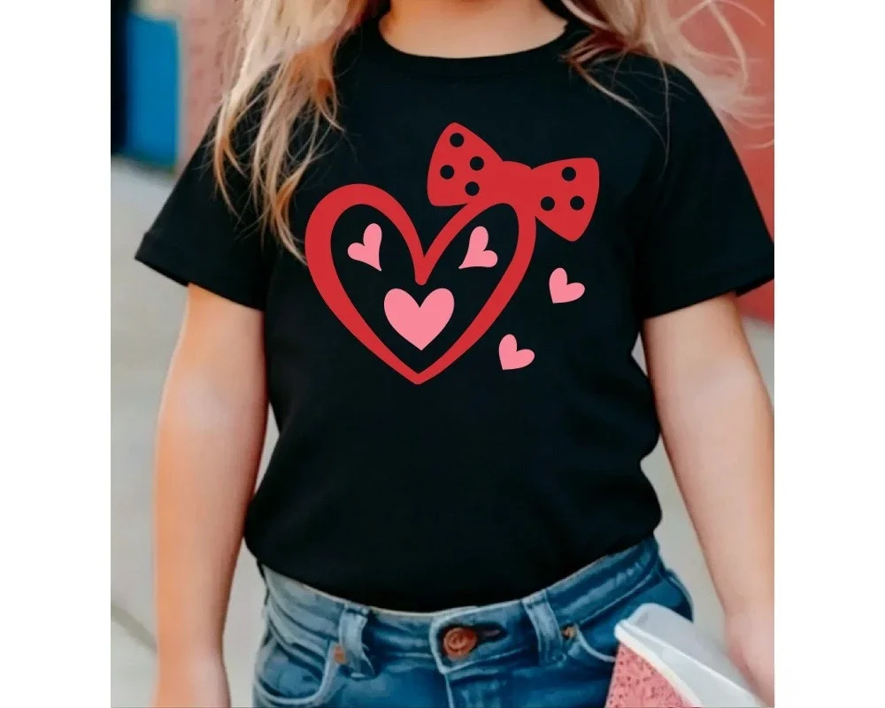 Children's T-shirt Loose Comfortable Soft Skin Friendly Lightweight Fashionable Versatile Printed Half Sleeved Top