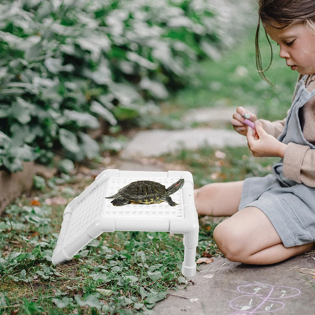 

DIY Turtle Basking Platform Floating Ramp Climbing Terrace Aquarium Tank Habitat Accessories for Small Aquatic