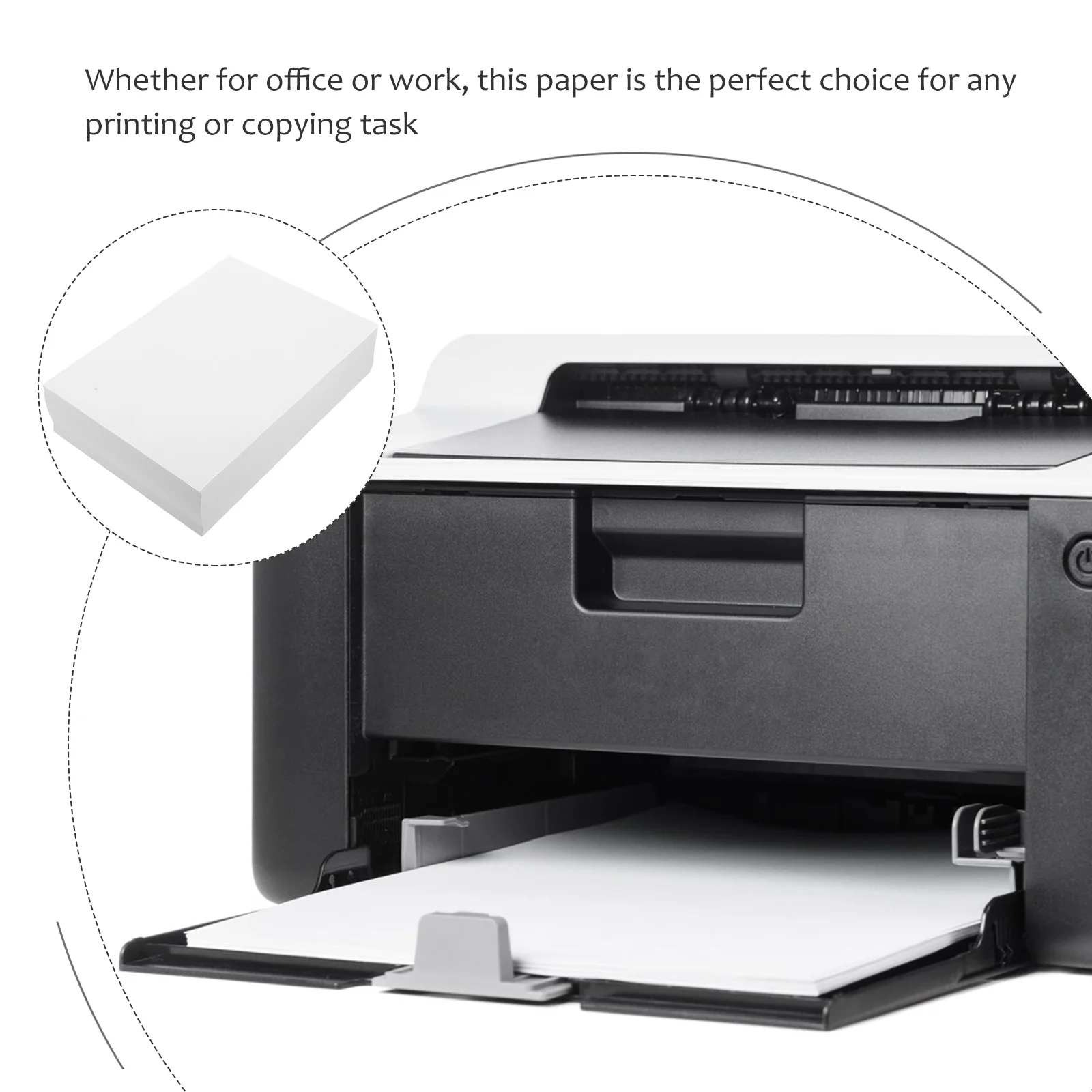 500 Sheets Writing Paper Blank Printer A5 Copy for Printing White Multi-function Child