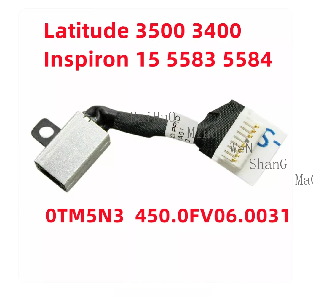 For Dell Inspiron 5584 P86F P85F 5583 Charging Port Power Interface Power Adapter 0TM5N3 450.0FV06.0031