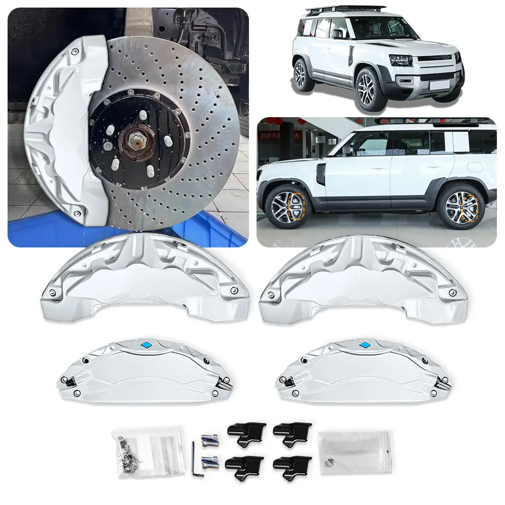 

Brake Caliper Cover Kit Fit For Land Rover Defender 110 130 3.0L+ 2020-2025 Car Aluminum Exterior