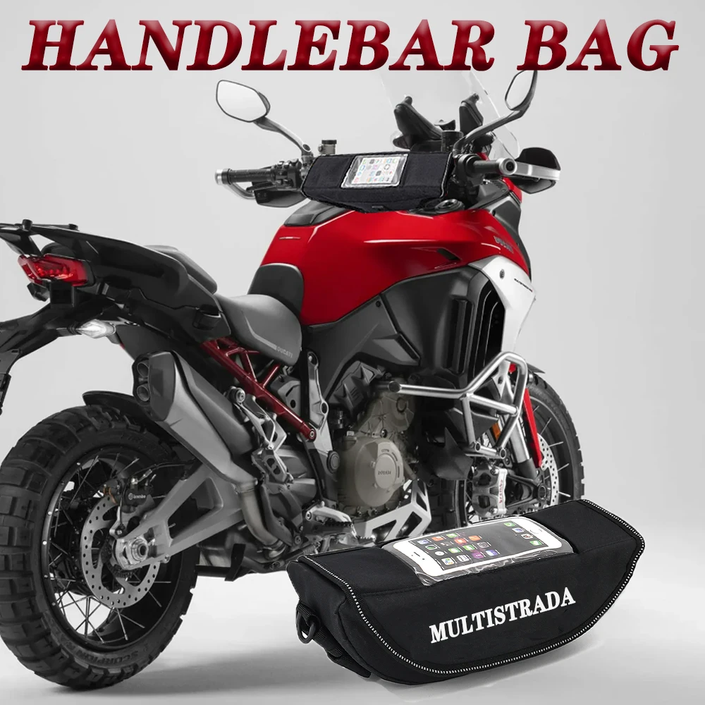 Motorcycle accessories handlebar bag storage bag for Ducati Multistar 1200 950 1260 V4 V4S Hypermotard 950 Monster 797 821