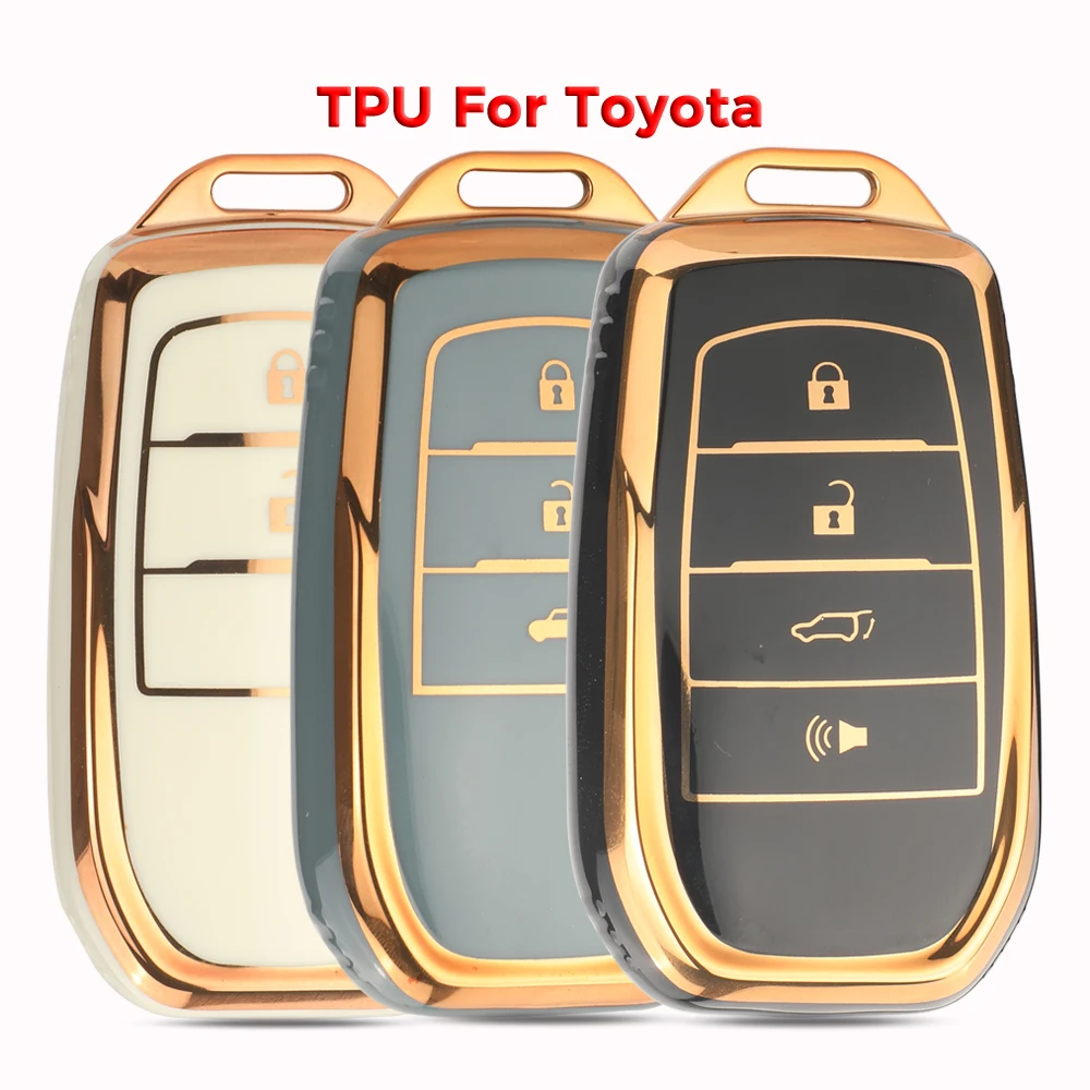 

Чехол jingyuqin для автомобиля из ТПУ для Toyota CHR Hilux Fortuner Land Cruiser 200 Camry Corolla Crown RAV4 Highland