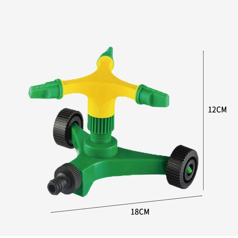 360-Degree Rotating Lawn Sprinkler Large Area Coverage Garden Watering Syste Garden Rotating H-shape Base Irrigation Device