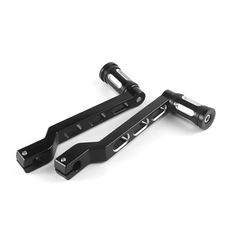 AB16-رافعة تحول معدات الدرجات النارية Footpegs كعب تو الدواسات ذراع السرعة شيفتر لجولة الطريق الإنزلاق الملك سوفتيل