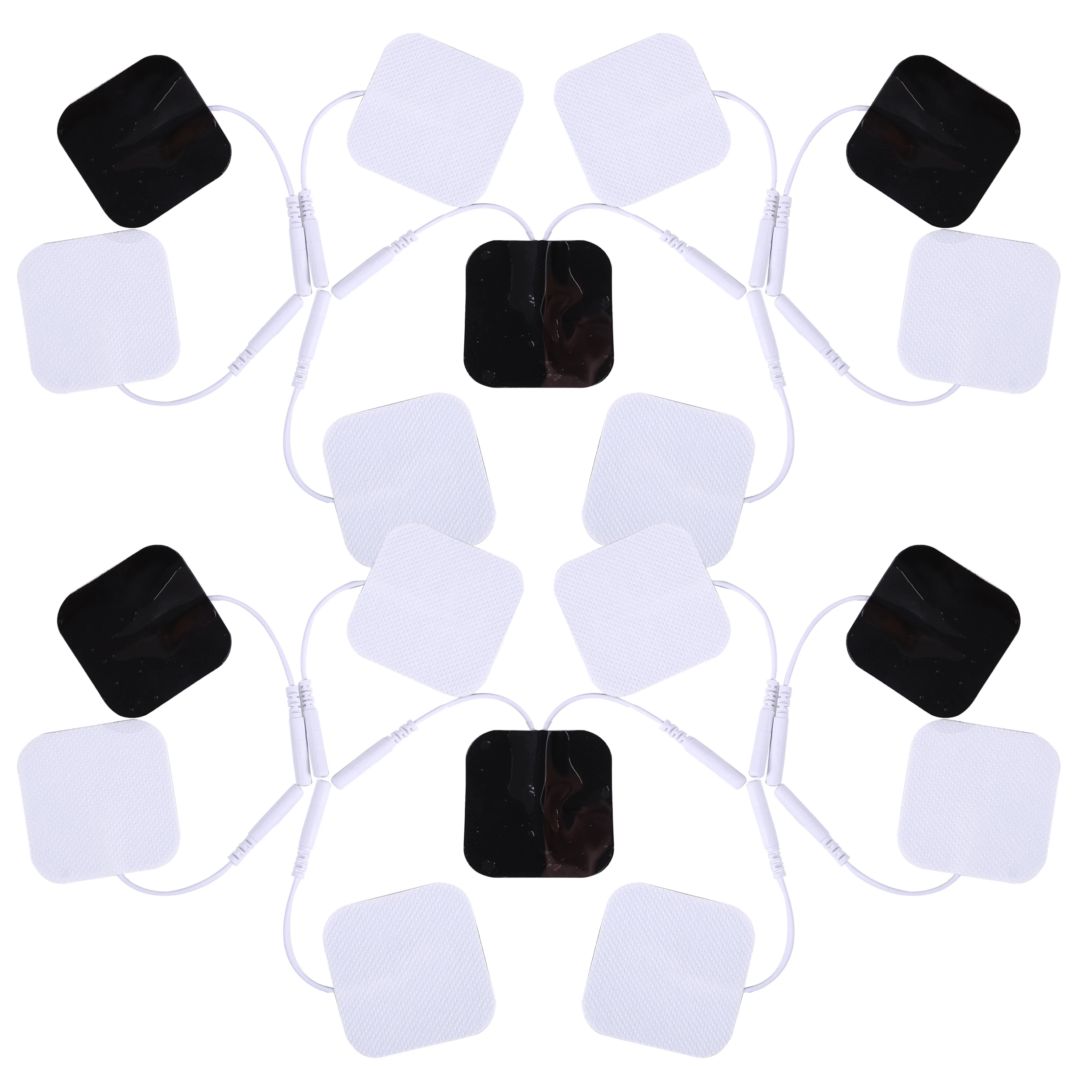 

5*5cm Self-Adhesive Fabric Replacement Patches for Electric EMS Massager Non-Woven TENS Electrodes Physiotherapy Accessory