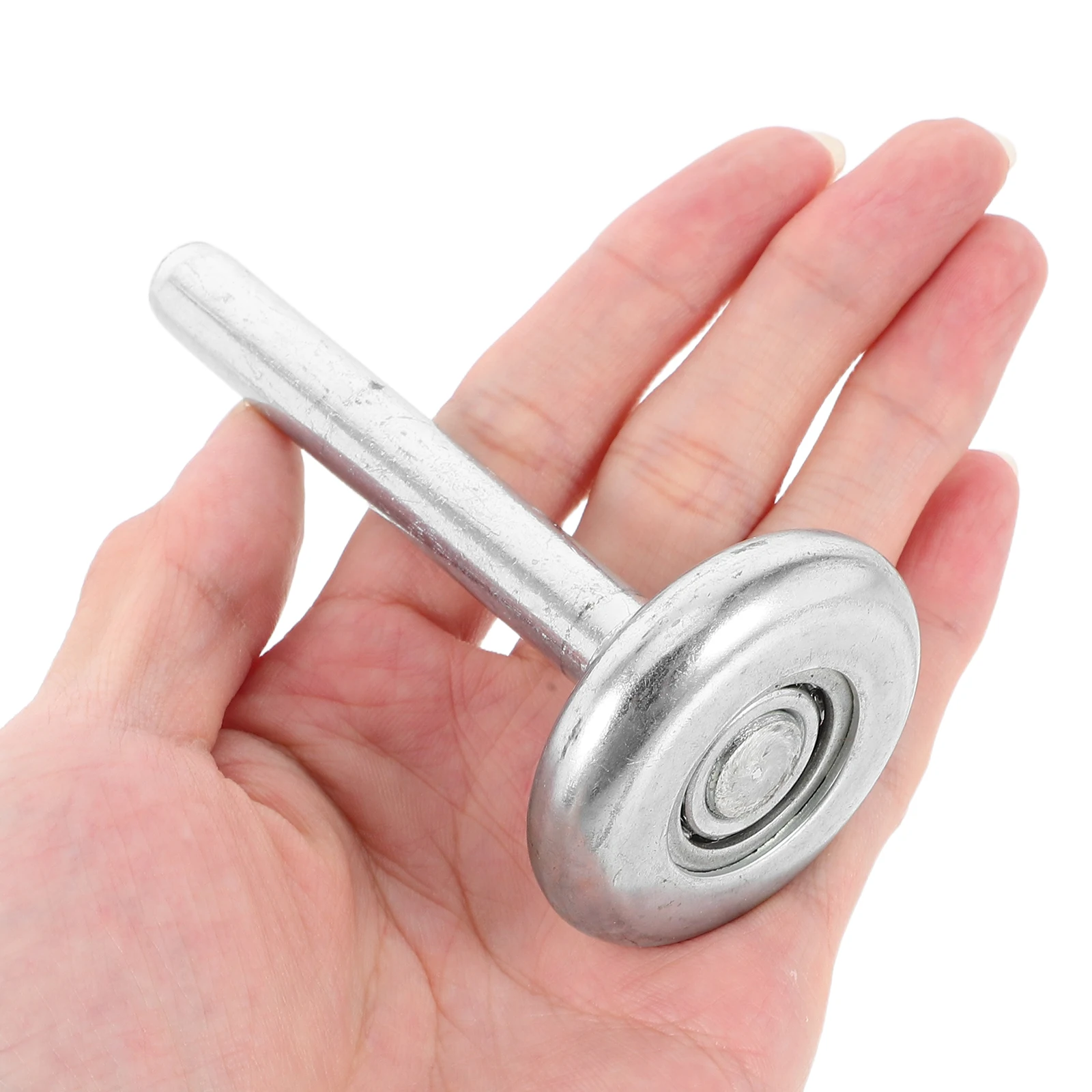 

2Pcs Garage Door Hardware Durable Metal Rollers Stem Fit All Types Enhance Stability Smooth Operation Replacement Wheels