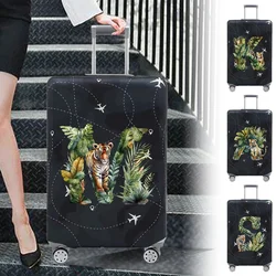 Travel Suitcase Cover Luggage Stretch Fabric Protective Covers Baggage Case Cove for 18-28 Inch Suitcases Jungle Tiger Series