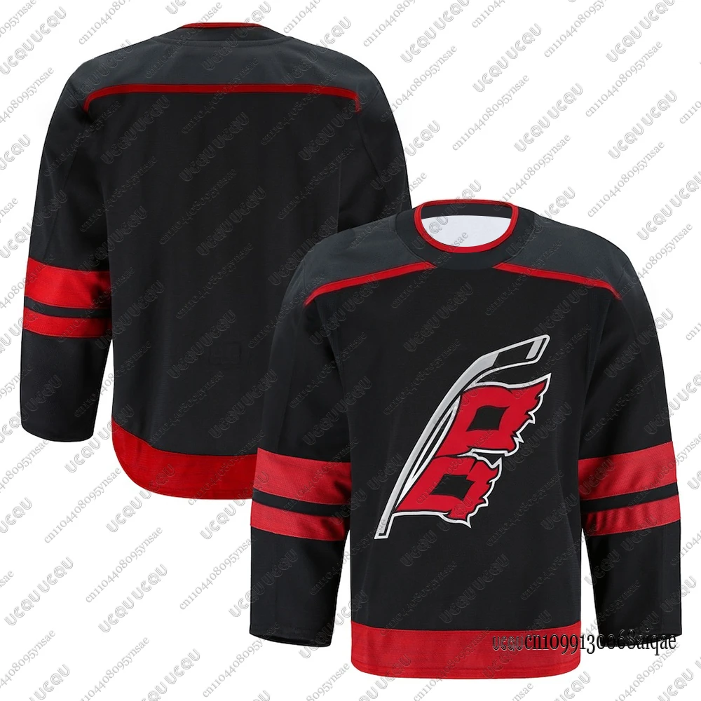 Autumn Winter New Ice Hockey Jerseys For Men Carolina Hurricanes Hockey Jerseys Casual Sports Long Sleeve T-shirts Family Jersey