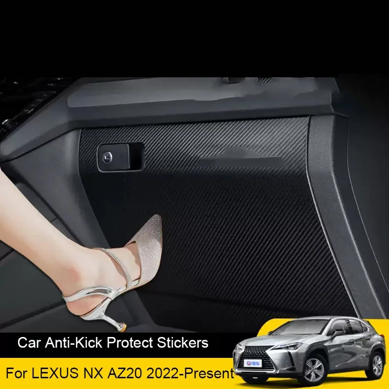 

For LEXUS NX AZ20 2022-2026 Car B-Pillar Door Anti-Kick Protect Pad Trunk Anti-Dirty Scratch Resistant Auto Interior Accessories