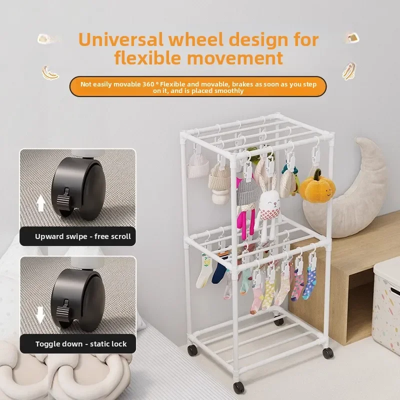 Storage artifact balcony floor drying rack drying rack