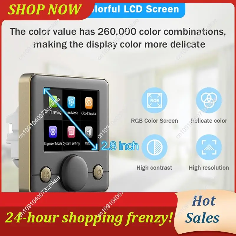 Vendita quotidiana Termostato Tuya Wifi Termostato intelligente con schermo a colori per Tuya Smart Alexa e Google Home