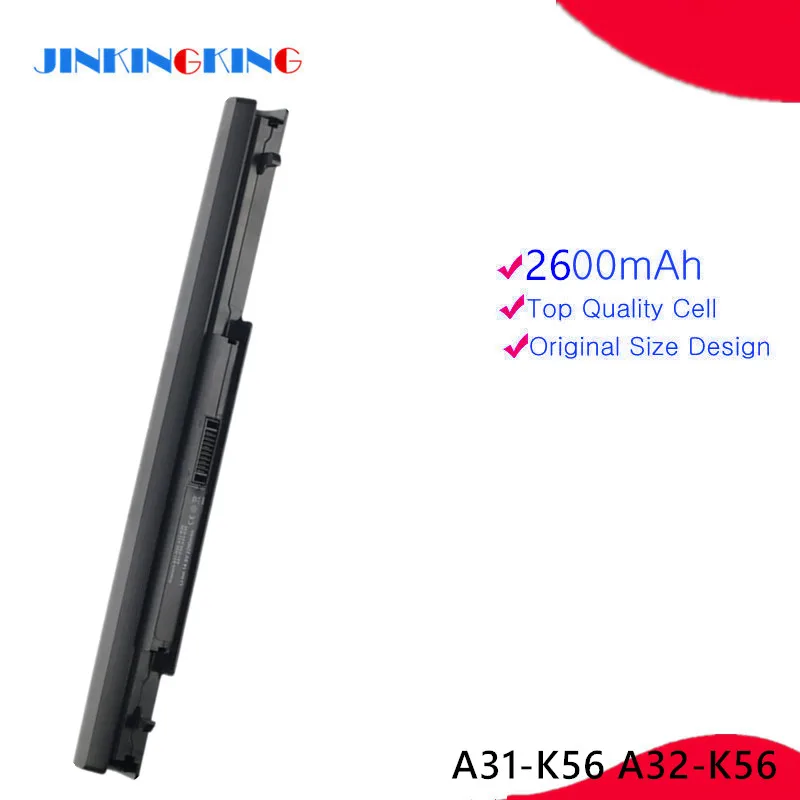 A32-K56 A42-K56 Laptop Battery for Asus S40 S40C S40CA S40CB S40CM S46 S46C S46CA S46CB S46CM S56 S56C S56CA S56CB S56CM