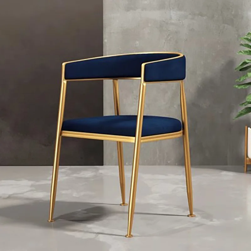 Beautiful Luxury Modern Dining Chairs Metal Kitchen Home Trendy Dining Chairs European Nordic Cadeiras De Jantar Furnitures