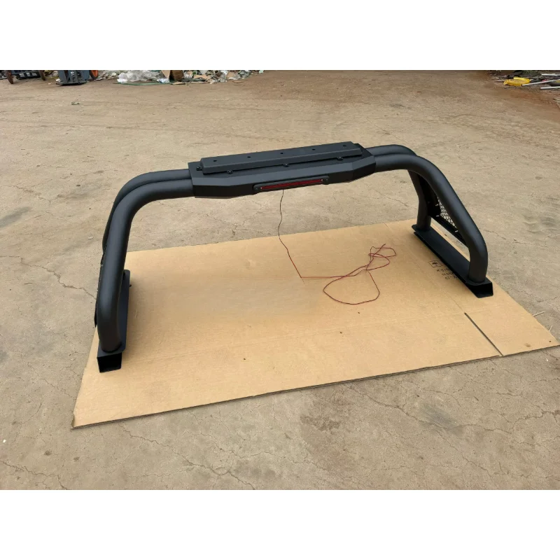 High Quality Heavy‑Duty Clip‑On Offroad Anti‑Roll Bar Stainless Steel Round Tube With LED Brake Light Pickup Truck