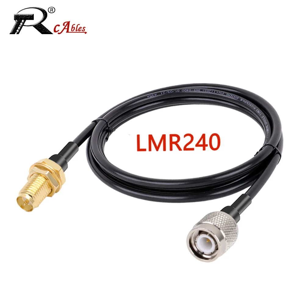 10CM 1M 2M LMR240 Cable SMA Male/Female to N Male/Female Connector 50-4 RF Coaxial Cable Pigtail Jumper 4G 5G LTE Extension Cord