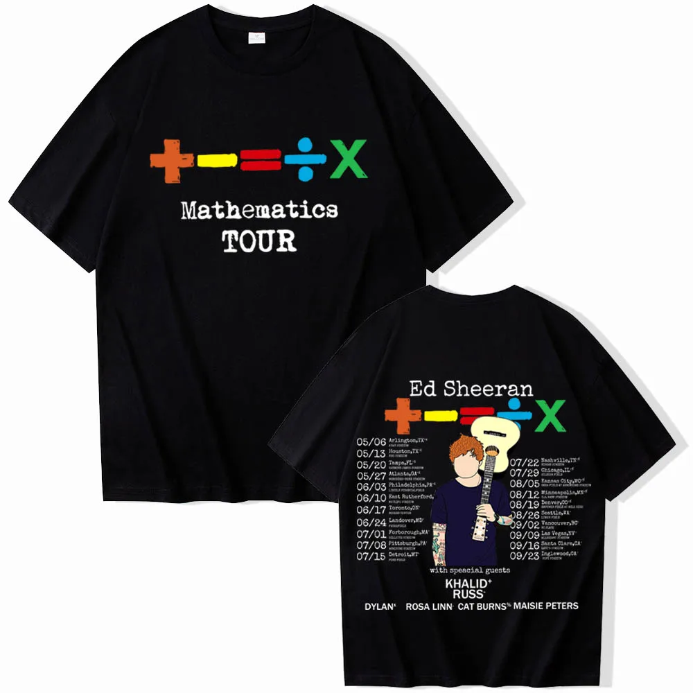 Ed Sheeran Mathematics Tour 2024 T-Shirts Ed Sheeran Merch Shirts