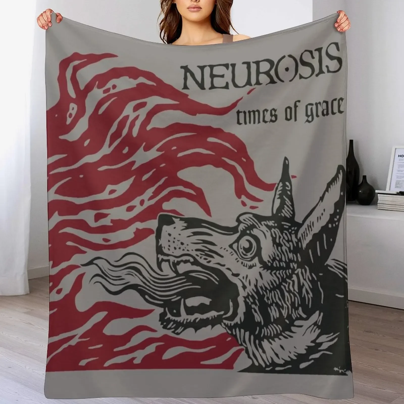 Neurosis: Times of Grace Throw Blanket Warm Plush Fuzzy Blanket for Living Room