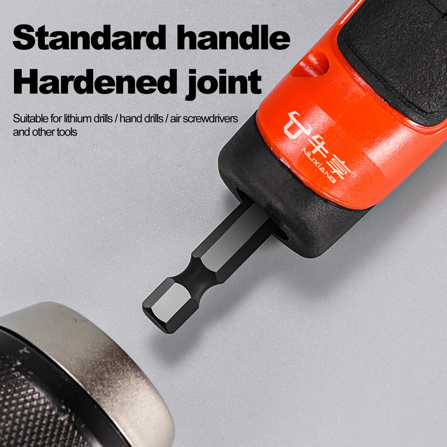 Attacco ad angolo retto Cacciavite elettrico Riparazione Dispositivo angolare da 90 gradi Adattatore per presa per cacciavite Adattatore angolare per punta da trapano