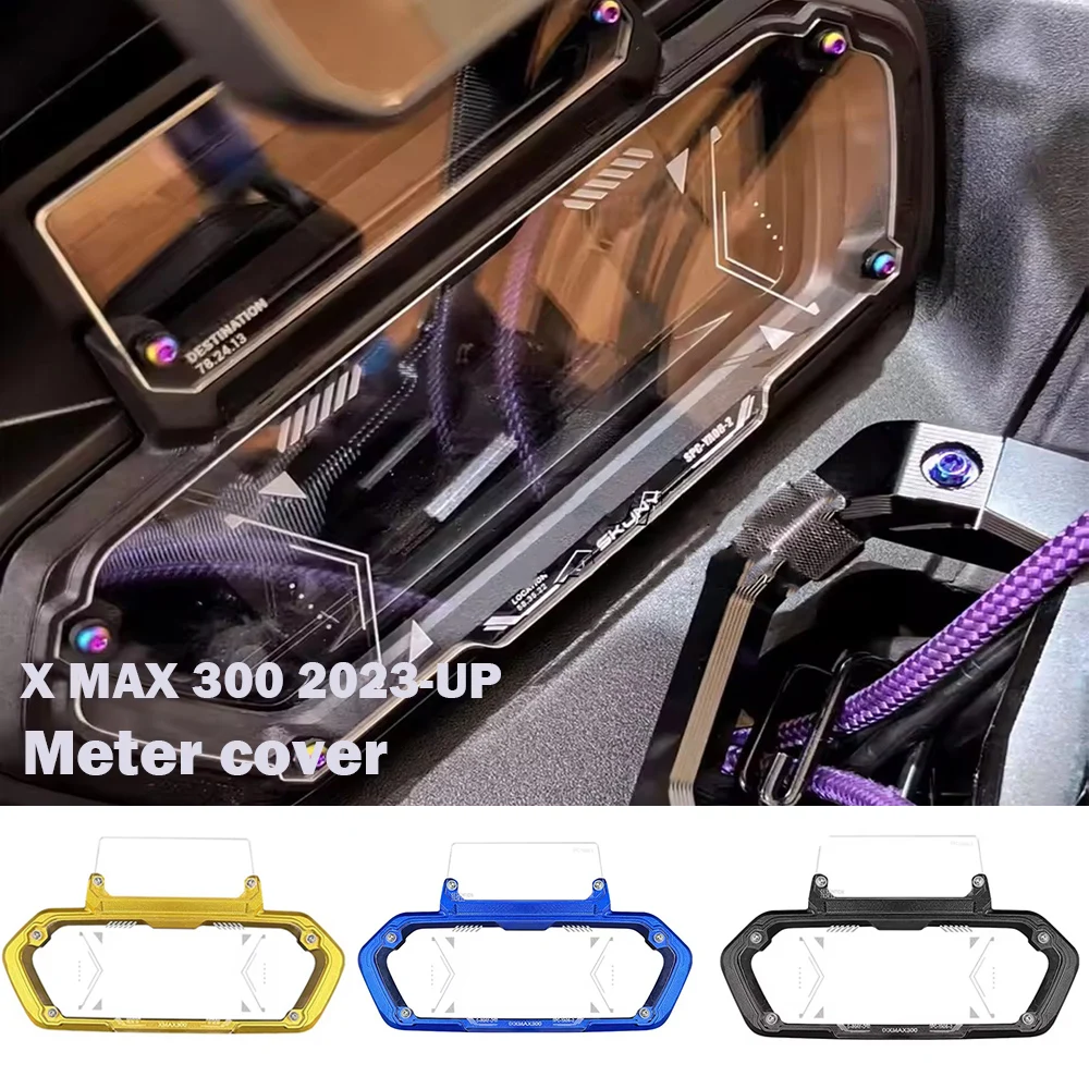 

For YAMAHA Xmax300 XMAX300 X-MAX 2023-UP Motorcycle Instrument Cover Speedometer Guard Case Gauge Odometer Tachometer protection
