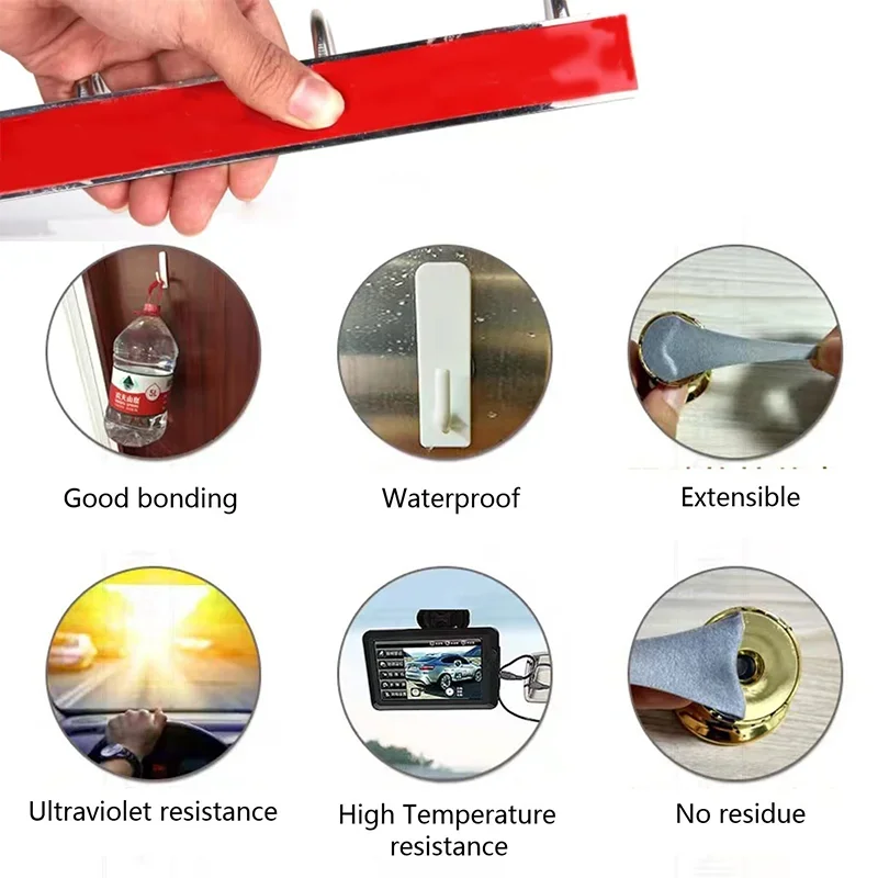 Nastro biadesivo permanente resistente e impermeabile, adesivo in schiuma lunga 3 metri per decorazioni per interni ed esterni per auto, ad alta temperatura