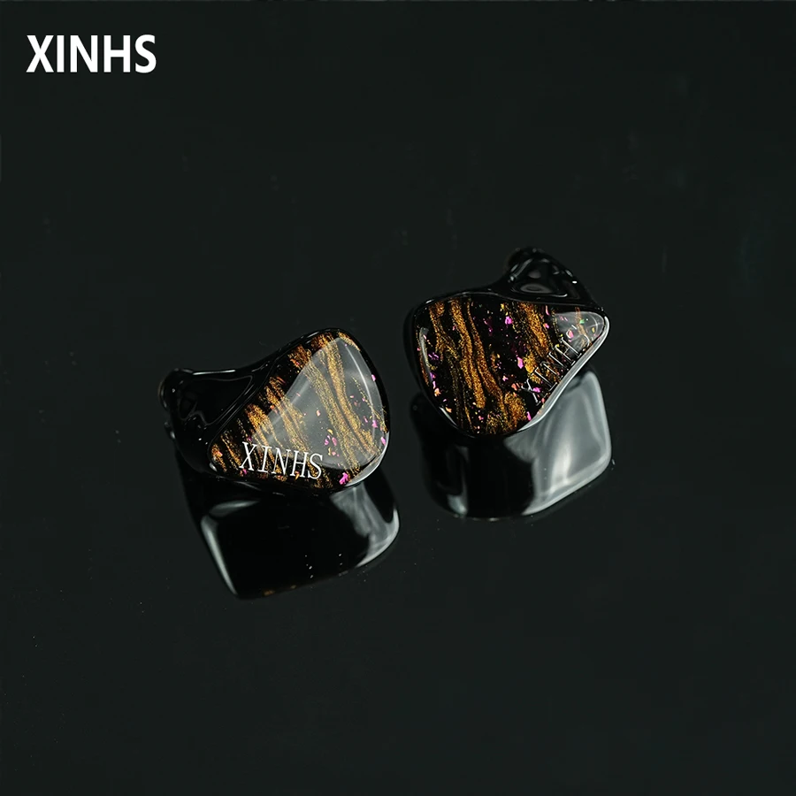 XINHS HS9 Gilded Era Bone Conduction + 1BA + 1DD HiFi In-Ear Headphones Hi-Fi Wired Earphones for Vocal Excellence — product photo 1 of 1