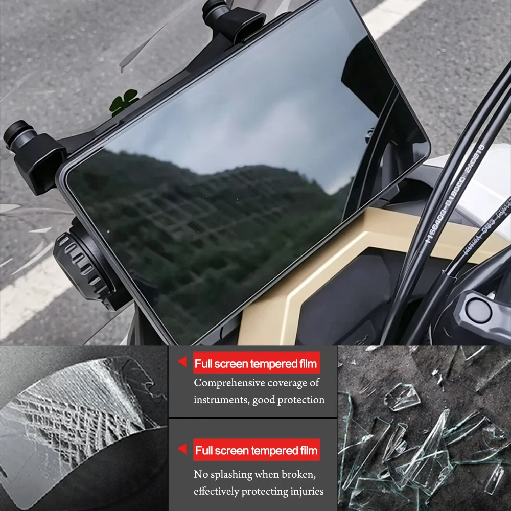 Motorcycle Cluster Scratch Protection Film High-definition Screen Protector tempered glass For ZONTES ZT368G 368G 368g 2024-2026