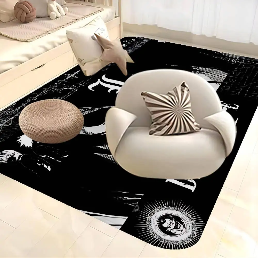 Death Note Anime Door Mat Kids Room Bedroom Decoration Balcony Anti-Slip Doormat Living Room Doormat Area Rug