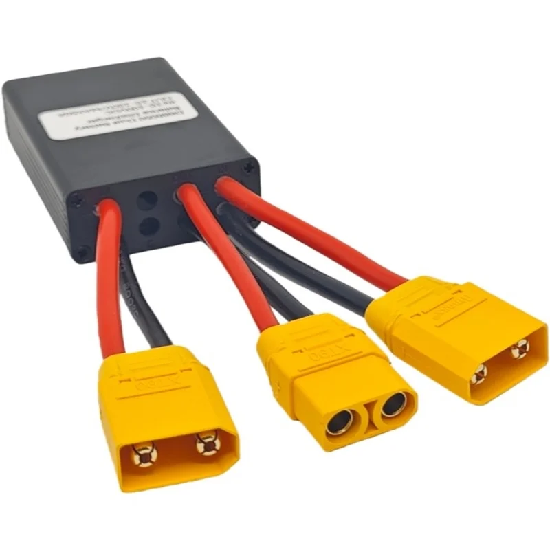 Super Sale XT90 Dual Battery Discharge Converter,Simultaneous Connection Adapter,Balanced Discharge Module,Ebike Parts,10V-100V,