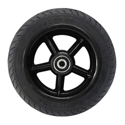 YD61 8Inch Electric Scooter Wheel, Solid Rubber 200x50 Scooter Replacement Wheel with Hub and Bearings for Electric Scooter