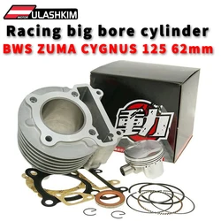 ZUMA BWS CYGNUS 125 Racing Big Bore Cylinder Kit 62mm For BWS125 CYGNUS125 ZUMA125