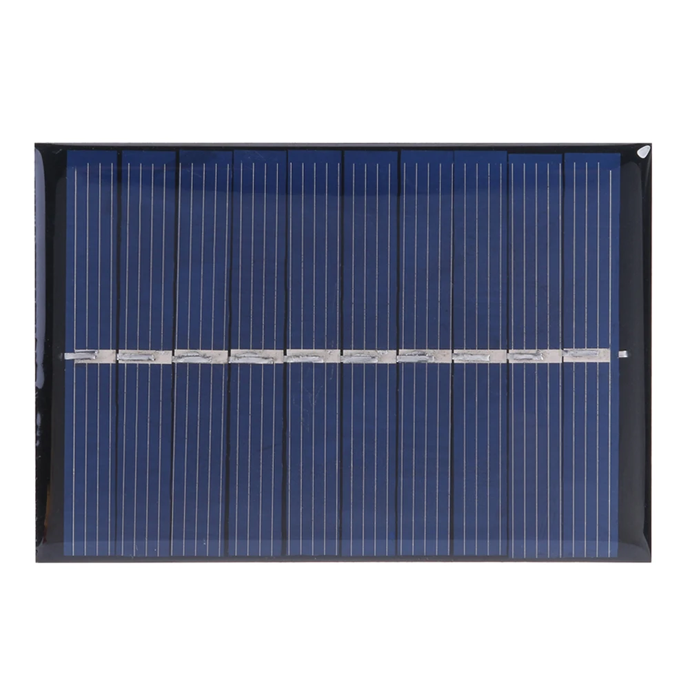 DIY 1.2W 5V 120mA Solar Panels Solar Cells Module Battery Charger Epoxy Plate for Street Advertising Courtyard Lamp Lighting