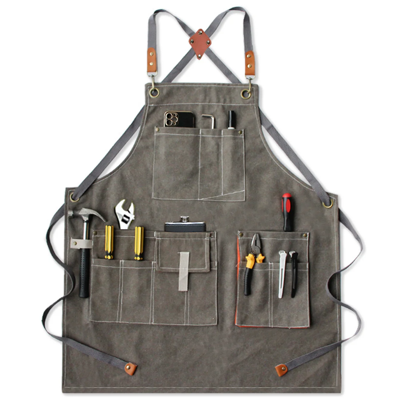 Woodworking Workshop Design - Thick Canvas Adjustable Cross Strap Work